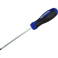 Faithfull Soft Grip Parallel Slotted Tip Screwdriver