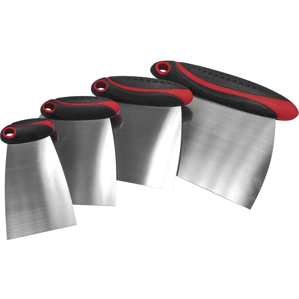 Faithfull Piece Stainless Steel Filler And Spreader Set Size 4