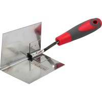 Faithfull Soft Grip Stainless Steel Internal Corner Trowel Faithfull Soft Grip Stainless Steel Internal Corner Trowel