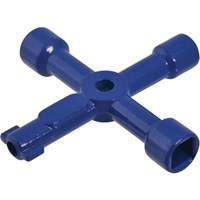 Faithfull 4-Way Services Utility Meter Key Faithfull 4-Way Services Utility Meter Key