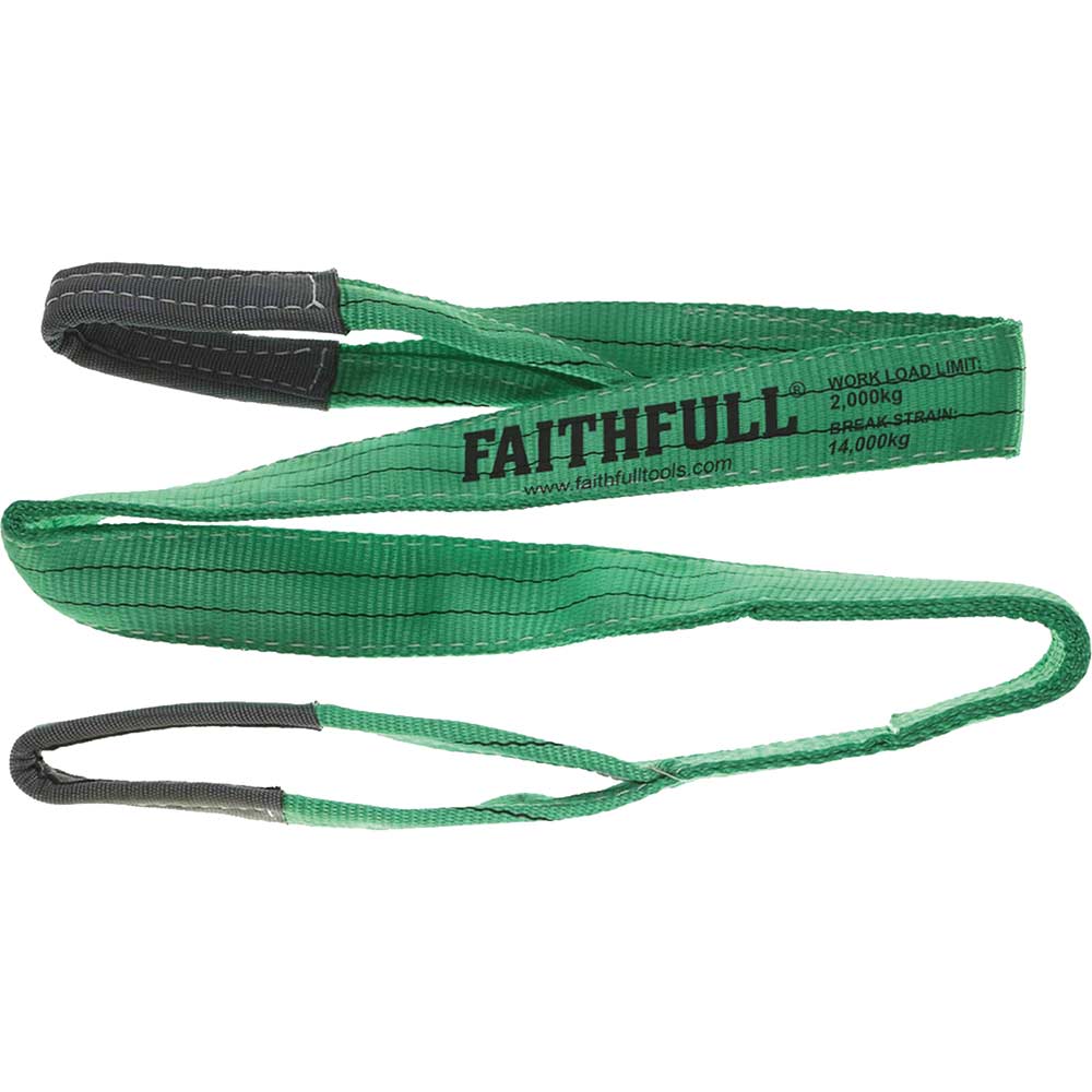 Faithfull Lifting Strap Reinforced Sling