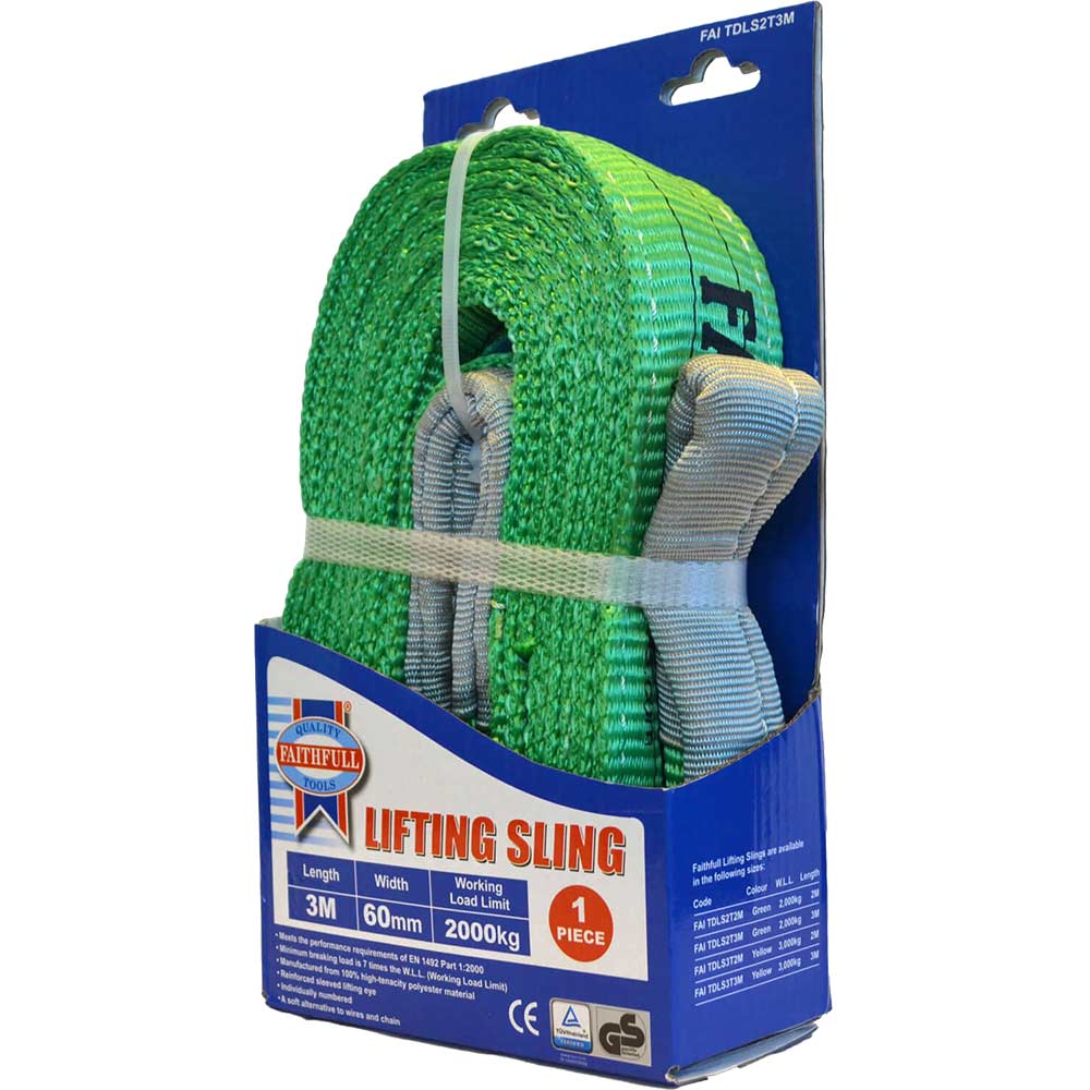 Faithfull Lifting Strap Reinforced Sling
