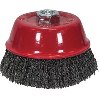 Faithfull Stainless Steel Crimped Wire Cup Brush