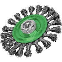 Faithfull Flat Twist Knot 0.35mm Stainless Steel Wire Brush Faithfull Flat Twist Knot 0.35mm Stainless Steel Wire Brush