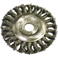 Faithfull Flat Twist Knot Wire Wheel Brush Faithfull Flat Twist Knot Wire Wheel Brush