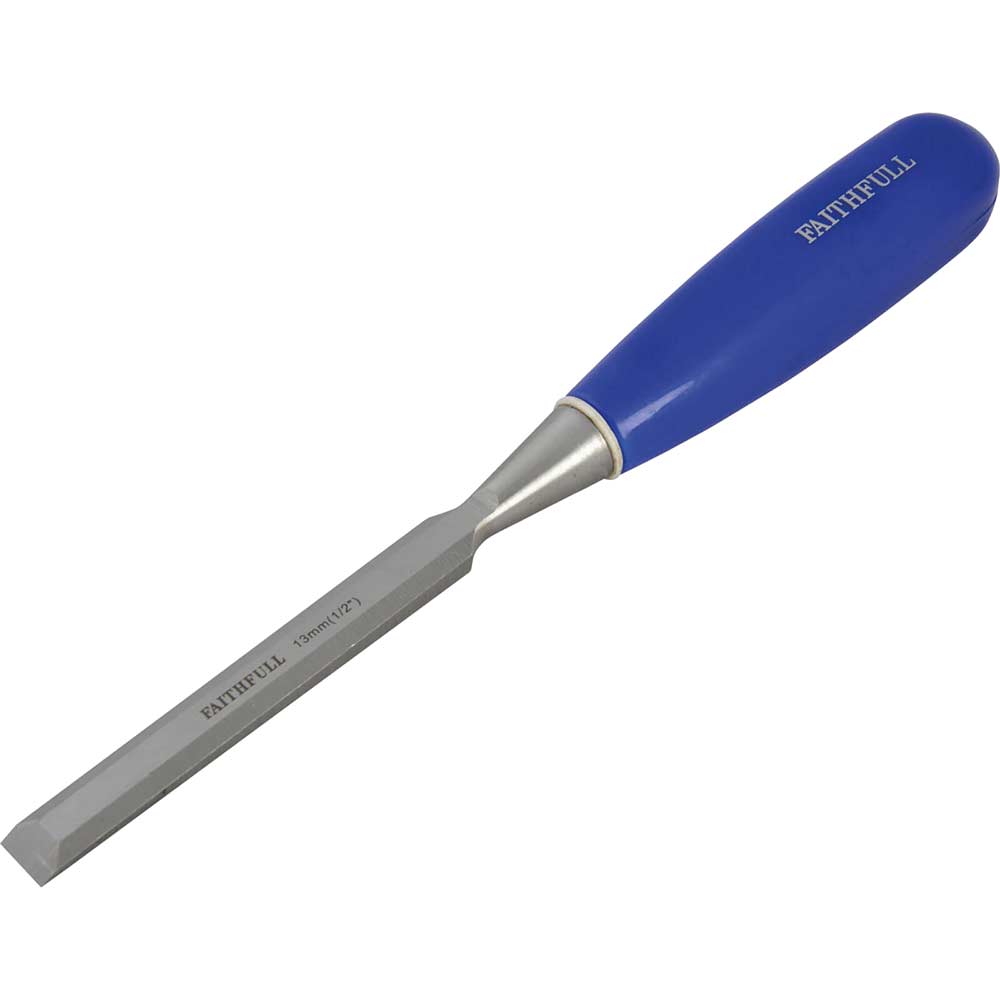 Faithfull Blue Bevel Edge Wood Chisel 10Mm Size 10