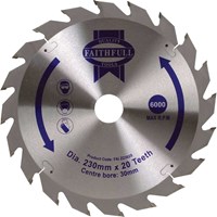 Faithfull Fast Rip TCT Circular Saw Blade Faithfull Fast Rip TCT Circular Saw Blade