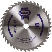 Faithfull Fine Cross Cut TCT Circular Saw Blade