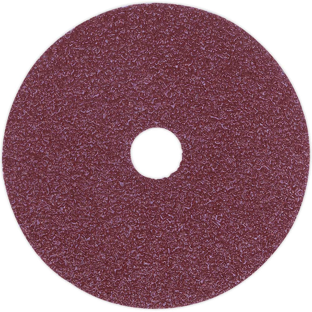 Sealey Fibre Backed Sanding Discs 115Mm 115Mm Pack Of 25 50G