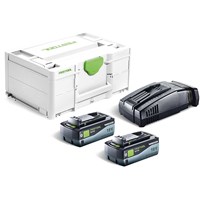 Festool 18v SYS Energy Set 2 x HighPower Batteries 8ah and Charger Kit Festool 18v SYS Energy Set 2 x HighPower Batteries 8ah and Charger Kit