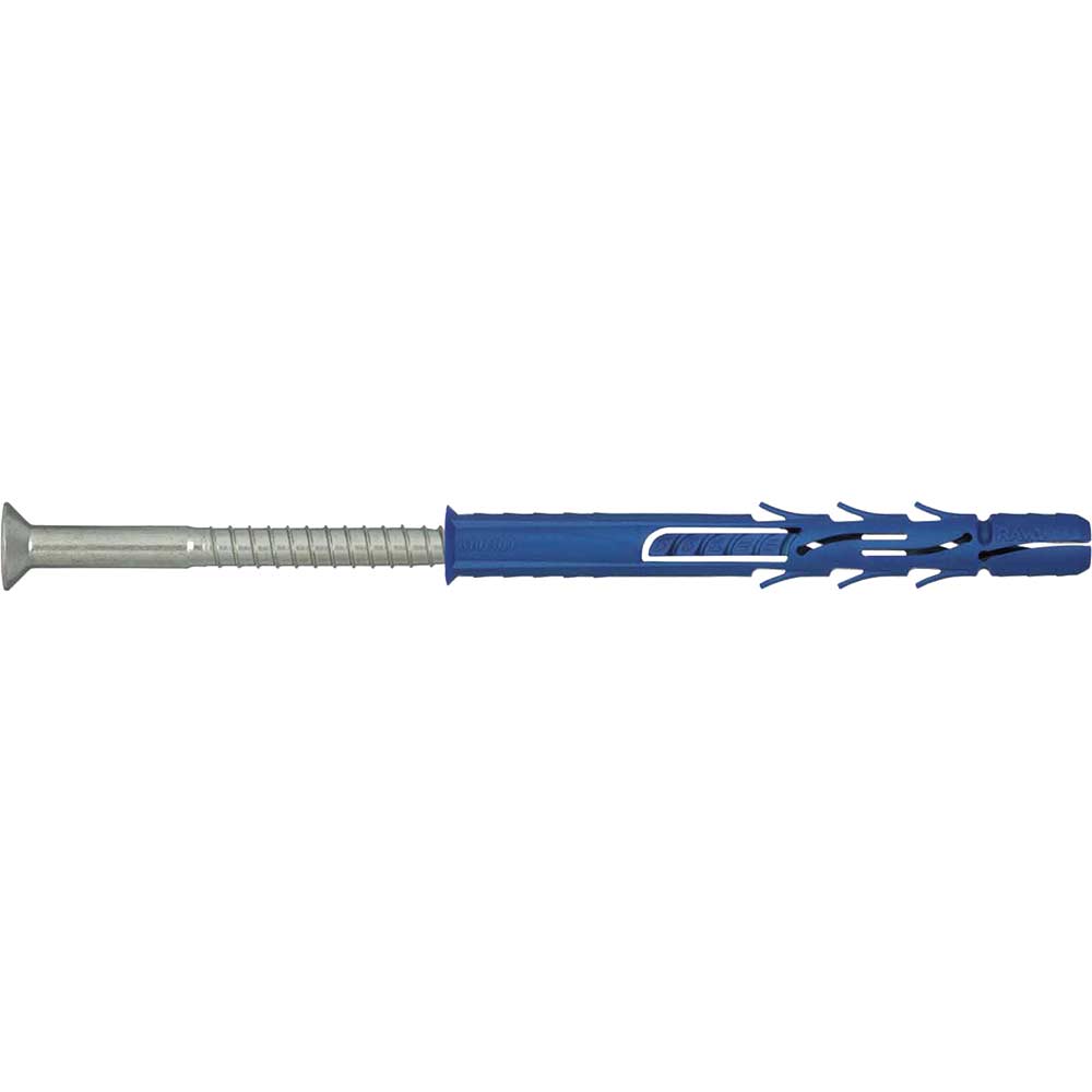 Rawlplug Rawl Ff1 Countersunk Head Nylon Frame Fixing Zinc Plated Size 020