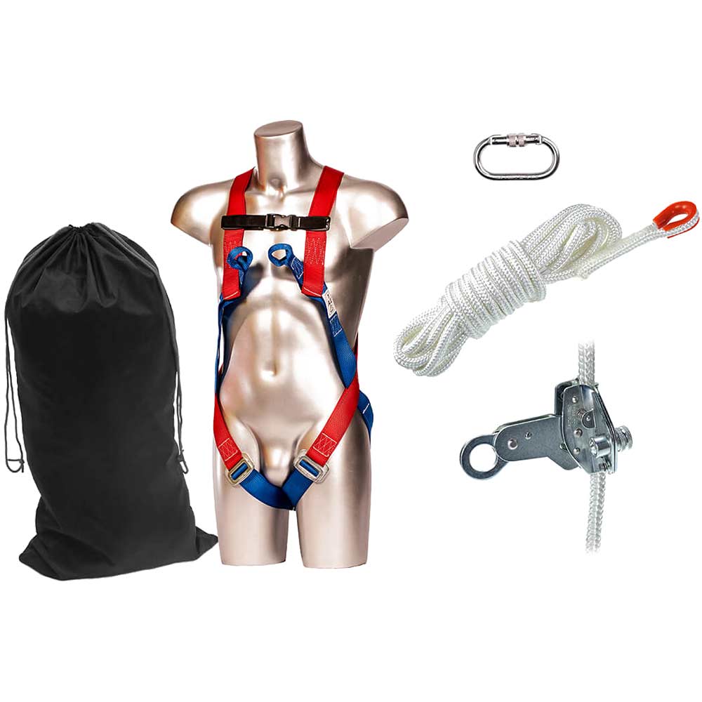 Portwest Ascending and Descending Fall Arrest Kit - Red, Fit R