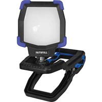 Faithfull 30w Power Plus Rechargeable LED Clip Light