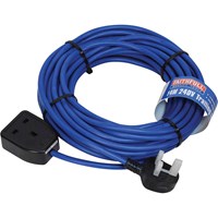 Faithfull Extension Trailing Lead 13amp Blue Cable 240v