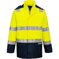 Bizflame Rain Hi Vis Waterproof Light Arc Jacket Bizflame Rain Hi Vis Waterproof Light Arc Jacket