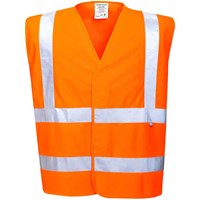 BizFlame Hi Vis Flame Resistant Anti Static Vest