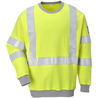 Modaflame Mens Flame Resistant Hi Vis Sweatshirt Modaflame Mens Flame Resistant Hi Vis Sweatshirt