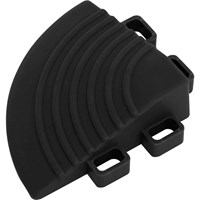 Sealey Anti Slip Polypropylene Corner Floor Tile Black Sealey Anti Slip Polypropylene Corner Floor Tile Black