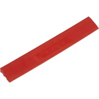Sealey Anti Slip Polypropylene Male Edging Tile Red Sealey Anti Slip Polypropylene Male Edging Tile Red