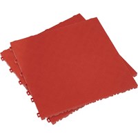 Sealey Anti Slip Polypropylene Floor Tile Red Sealey Anti Slip Polypropylene Floor Tile Red
