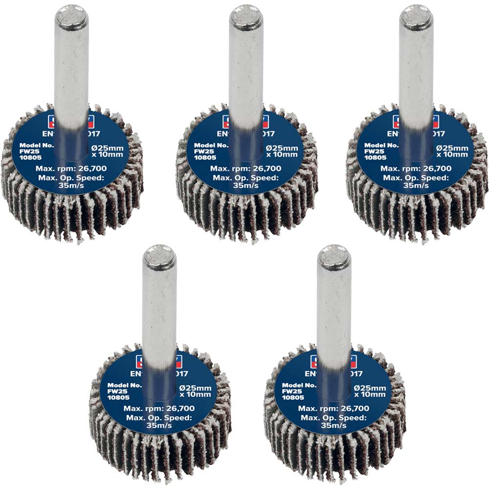 Sealey Flap Wheels Pack Of Size 5