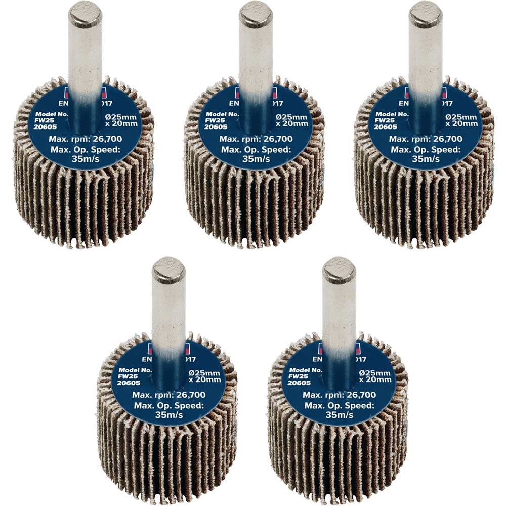 Sealey Flap Wheels Pack Of Size 5