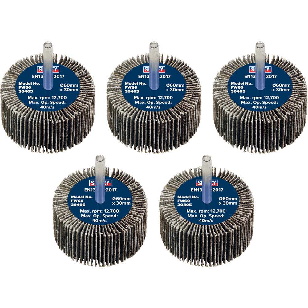 Sealey Flap Wheels Pack Of Size 5