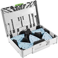 Festool SYS-STF Delta GR-Set Granat Sanding Sheets & Systainer Case Festool SYS-STF Delta GR-Set Granat Sanding Sheets & Systainer Case