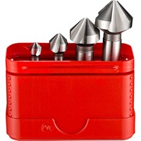 Dormer G2362 4 Piece HSS Straight Shank 90° Countersink Set Dormer G2362 4 Piece HSS Straight Shank 90° Countersink Set