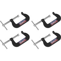Sealey 4 Piece Junior G Clamp Set Sealey 4 Piece Junior G Clamp Set