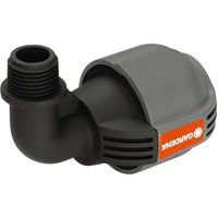 Gardena SPRINKLERSYSTEM Male Threaded L Piece Connector Gardena SPRINKLERSYSTEM Male Threaded L Piece Connector