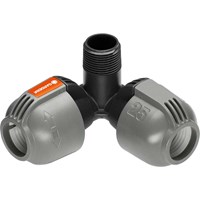 Gardena SPRINKLERSYSTEM Angled L Piece Connector Gardena SPRINKLERSYSTEM Angled L Piece Connector