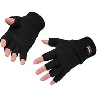 Portwest Fingerless Insulatex Lined Knit Gloves Portwest Fingerless Insulatex Lined Knit Gloves