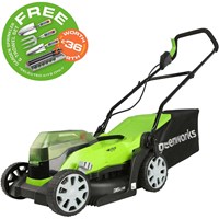 Greenworks G24X2LM36 48v Cordless Rotary Lawnmower 360mm Greenworks G24X2LM36 48v Cordless Rotary Lawnmower 360mm
