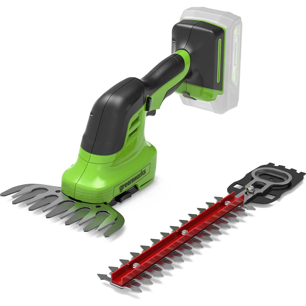 Greenworks G24sht 24V Cordless Grass And Shrub Shears No Batteries No Battery Charger Size 4