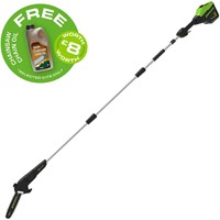 Greenworks GD60PS25 60v Cordless Brushless Pole Tree Pruner 250mm Greenworks GD60PS25 60v Cordless Brushless Pole Tree Pruner 250mm