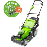 Greenworks G40LM41 40v Cordless Rotary Lawnmower 400mm Greenworks G40LM41 40v Cordless Rotary Lawnmower 400mm