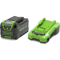 Greenworks GWGSK40B4 40v Cordless Battery 4ah and Standard Charger Greenworks GWGSK40B4 40v Cordless Battery 4ah and Standard Charger