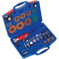 Sealey GSA674K 42 Piece Air Angle Die Grinder and Accessories Kit Sealey GSA674K 42 Piece Air Angle Die Grinder and Accessories Kit