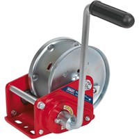 Sealey Hardened Steel Geared Hand Winch with Automatic Brake