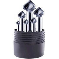 Guhring 6 Piece Spyro Tec HSCO TiALN Coated Chatter Free Countersink Set Guhring 6 Piece Spyro Tec HSCO TiALN Coated Chatter Free Countersink Set
