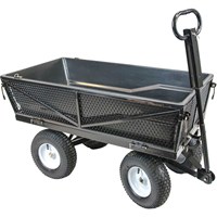 Handy THMPC Multi Purpose Tipping Towable Garden Trolley Handy THMPC Multi Purpose Tipping Towable Garden Trolley