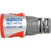 Hozelock Pro Metal AquaStop Hose Pipe Connector Hozelock Pro Metal AquaStop Hose Pipe Connector