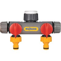 Hozelock 2 Way Threaded Tap Hose Pipe Connector Hozelock 2 Way Threaded Tap Hose Pipe Connector
