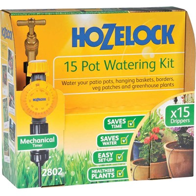 Hozelock MICRO 15 Pot Garden Watering System and Timer