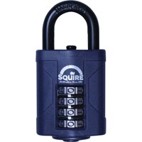 Henry Squire Push Button Combination Padlock Closed Shackle