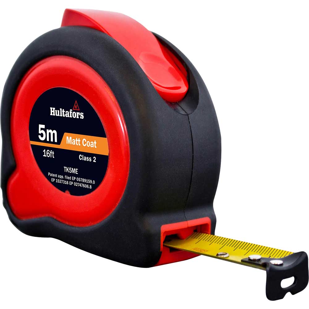 Hultafors Yellow Tuf Lok Tape Measure Imperial & Metric / 5M 19Mm 16Ft