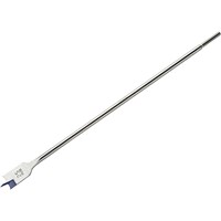 Irwin 4X Blue Groove Long Flat Wood Drill Bit Irwin 4X Blue Groove Long Flat Wood Drill Bit