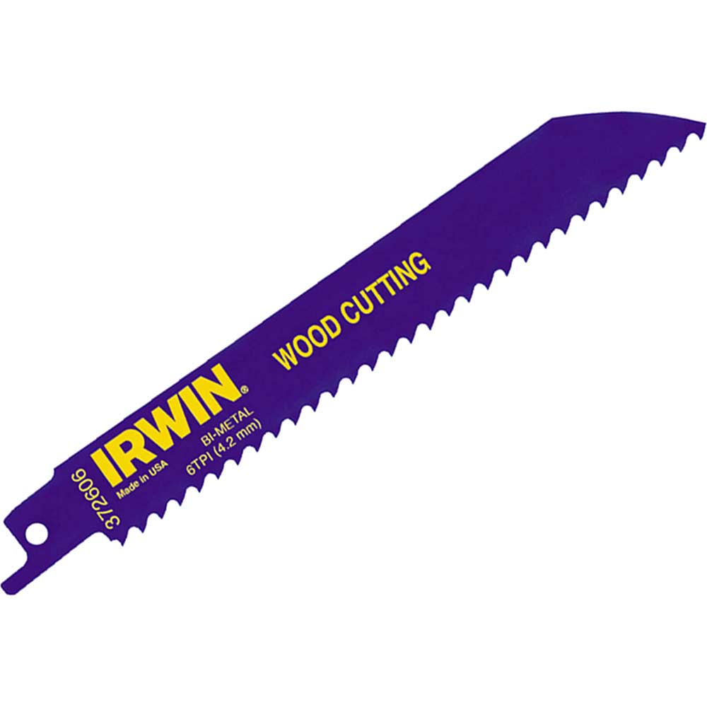 Irwin 606R Reciprocating Saw Blades For Wood 150Mm Pack Of Size 5