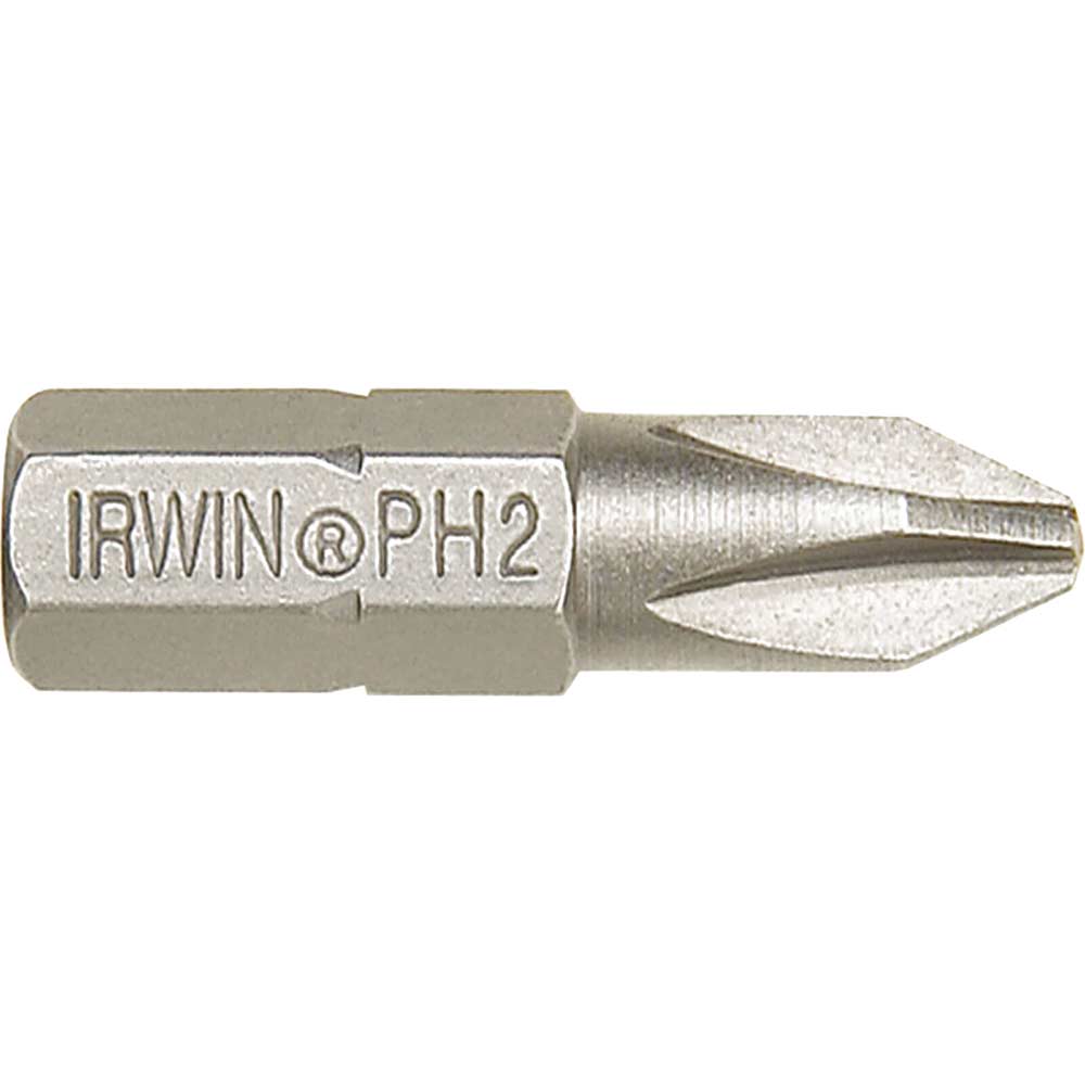 Irwin Phillips Screwdriver Bit Ph2 25Mm Pack Of Size 10